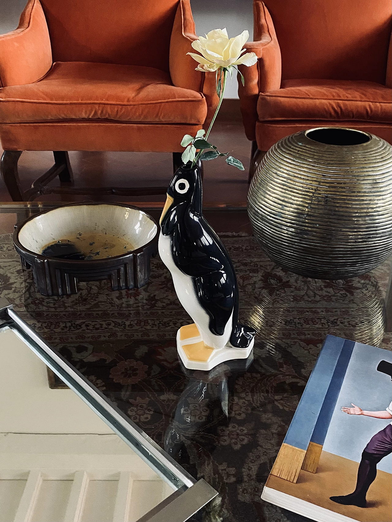 Saint Clement ceramic solifleur vase, 1920s 5