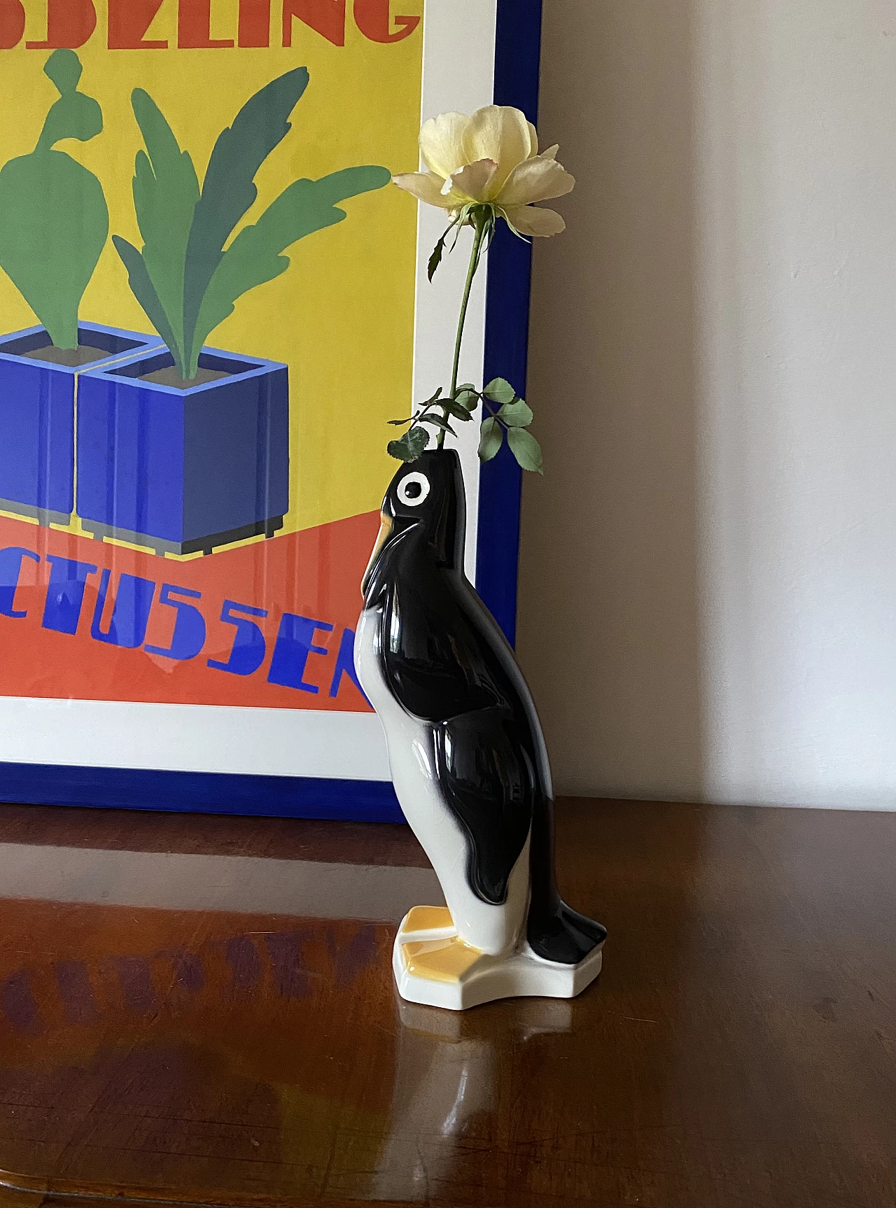 Saint Clement ceramic solifleur vase, 1920s 6