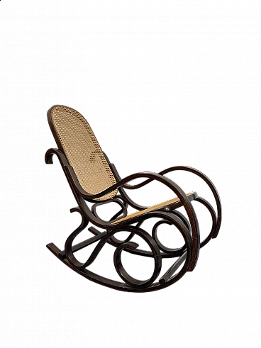 Rocking chair in the style of Thonet, 1980s