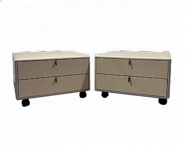 Pair of Henné bedside tables by George Coslin for Longato, 1970s