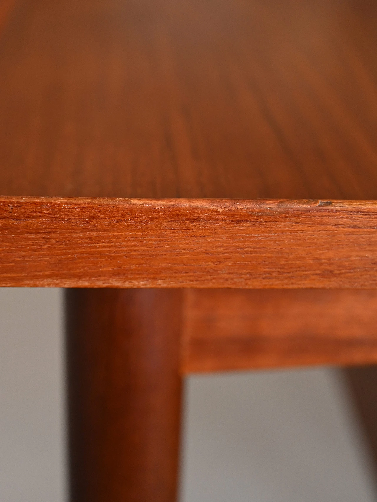 Teak desk with drawers, 1960s 8