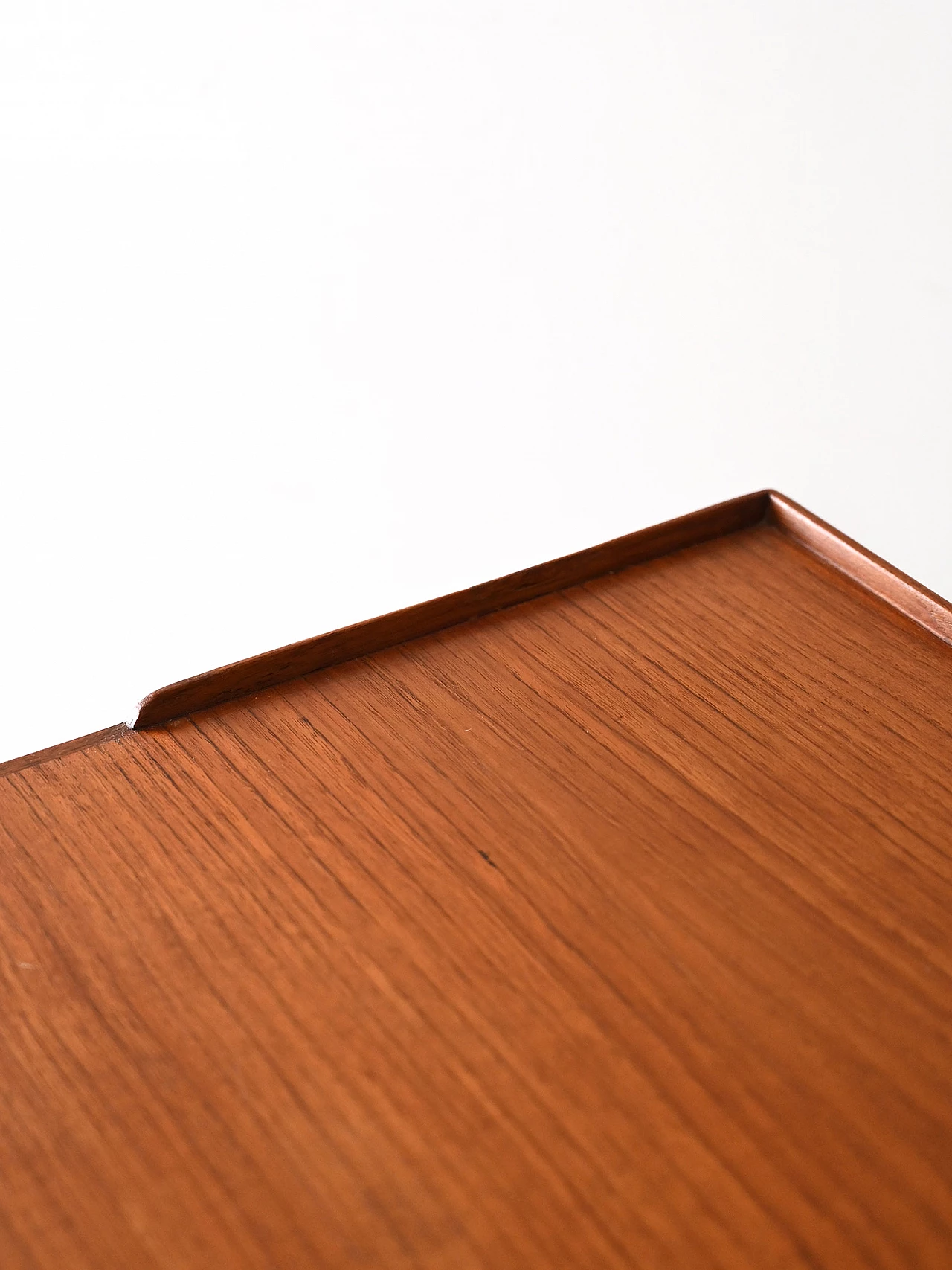 Teak desk with drawers, 1960s 10