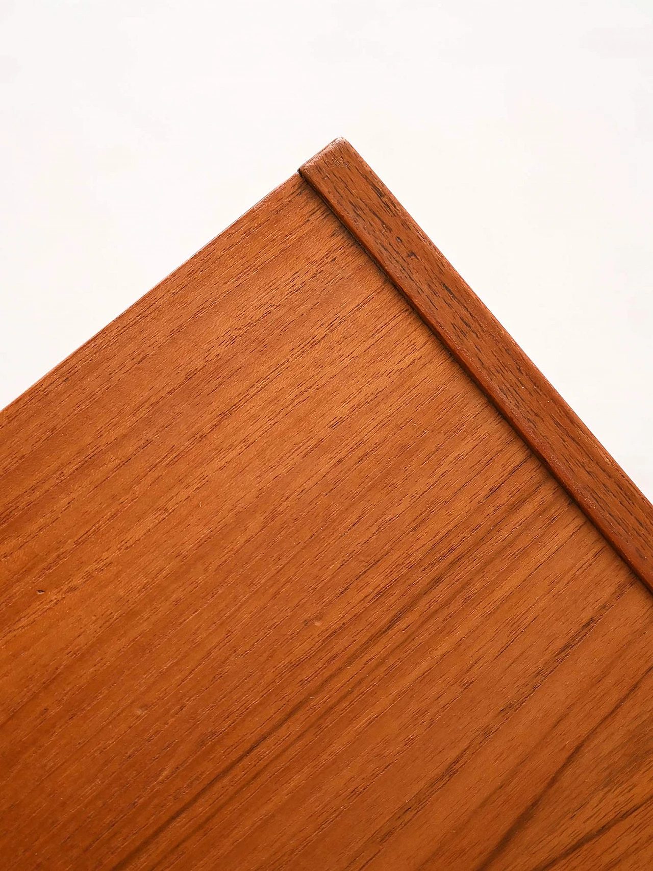 Teak bedside table with three drawers, 1960s 5