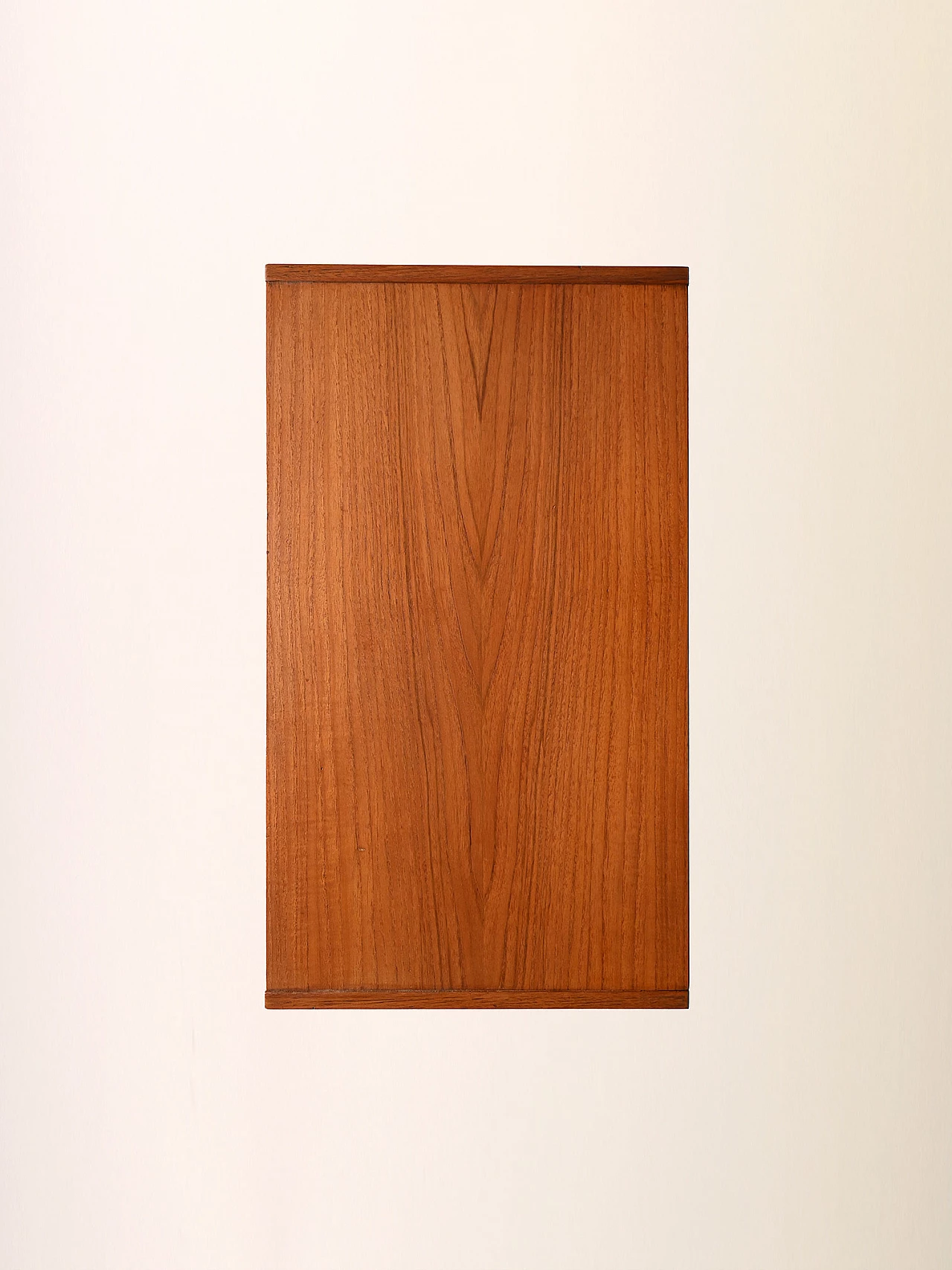 Teak bedside table with three drawers, 1960s 9