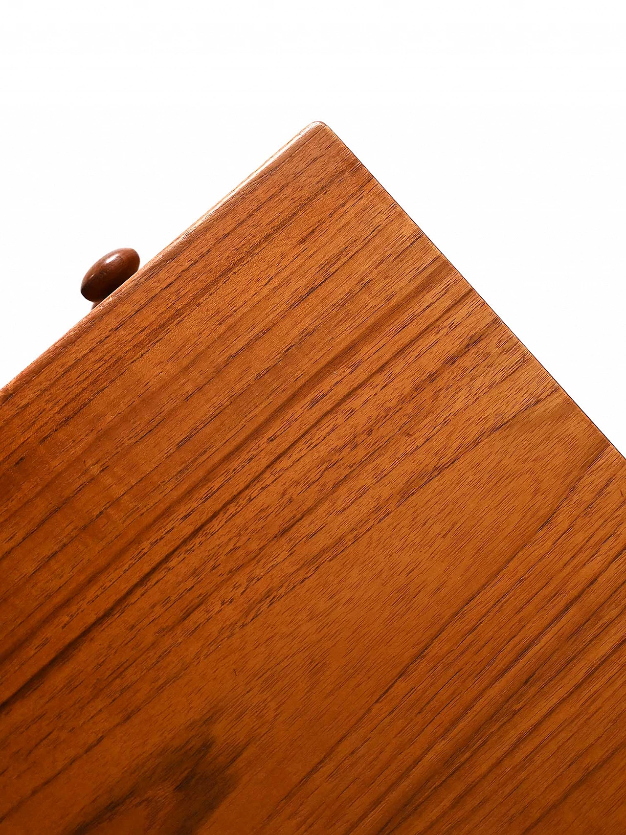 Teak bedside table with three drawers, 1960s 14