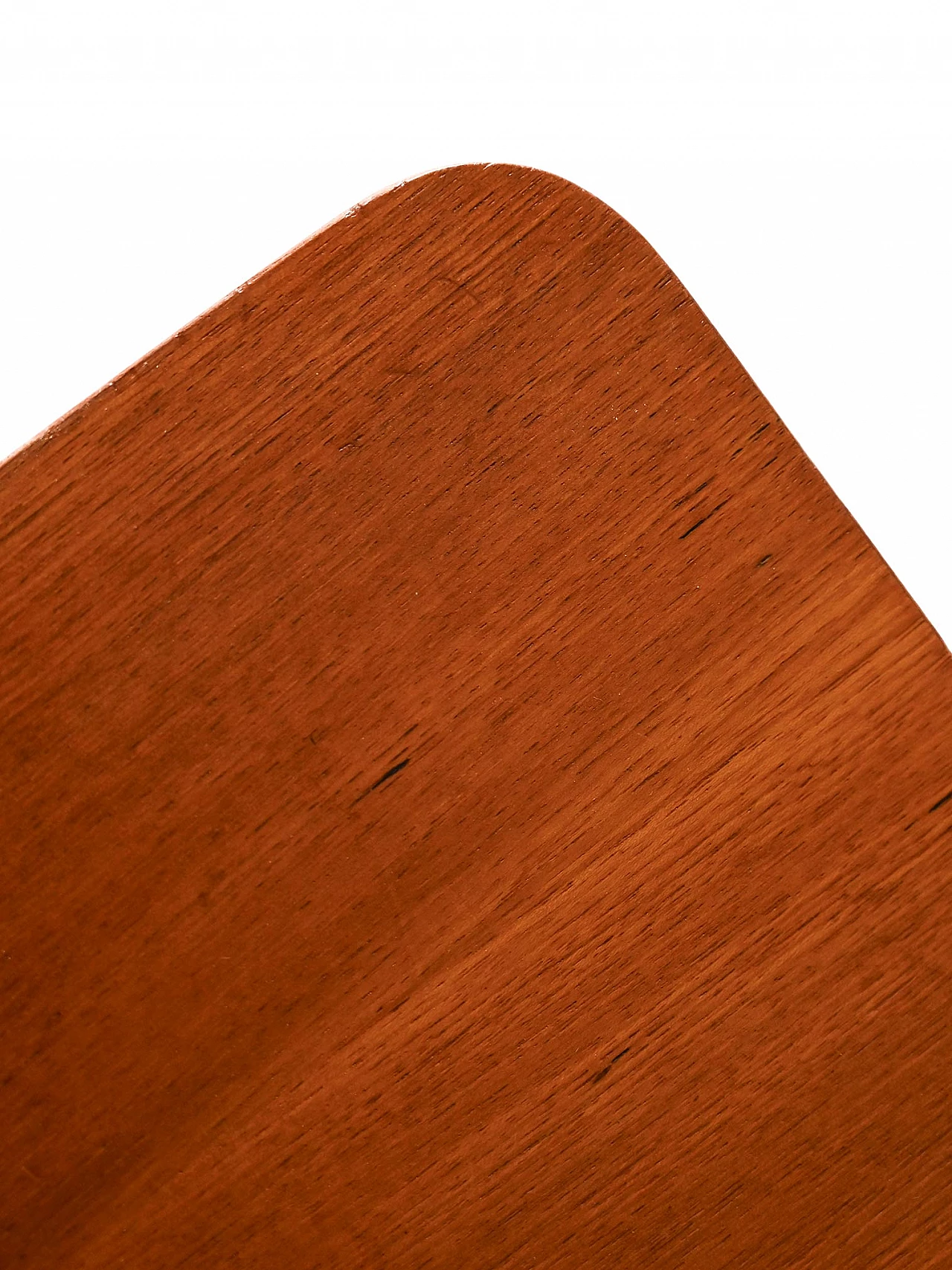 Teak chest of drawers with wooden handles, 1960s 6