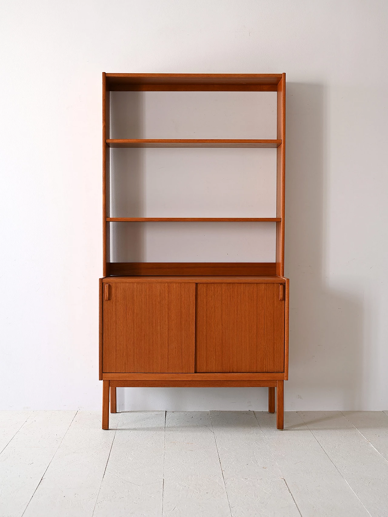 Teak bookcase with storage compartment by Bodafors, 1960s 2