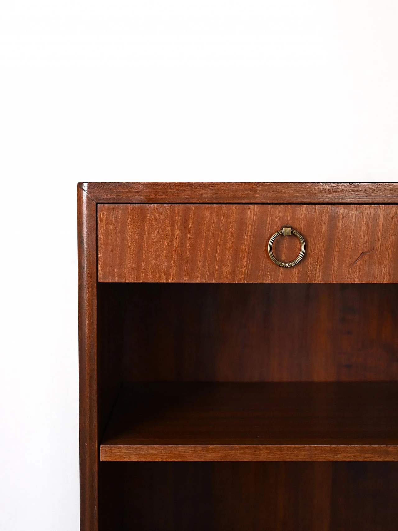 Art Deco mahogany bookcase with drawers, 1950s 6