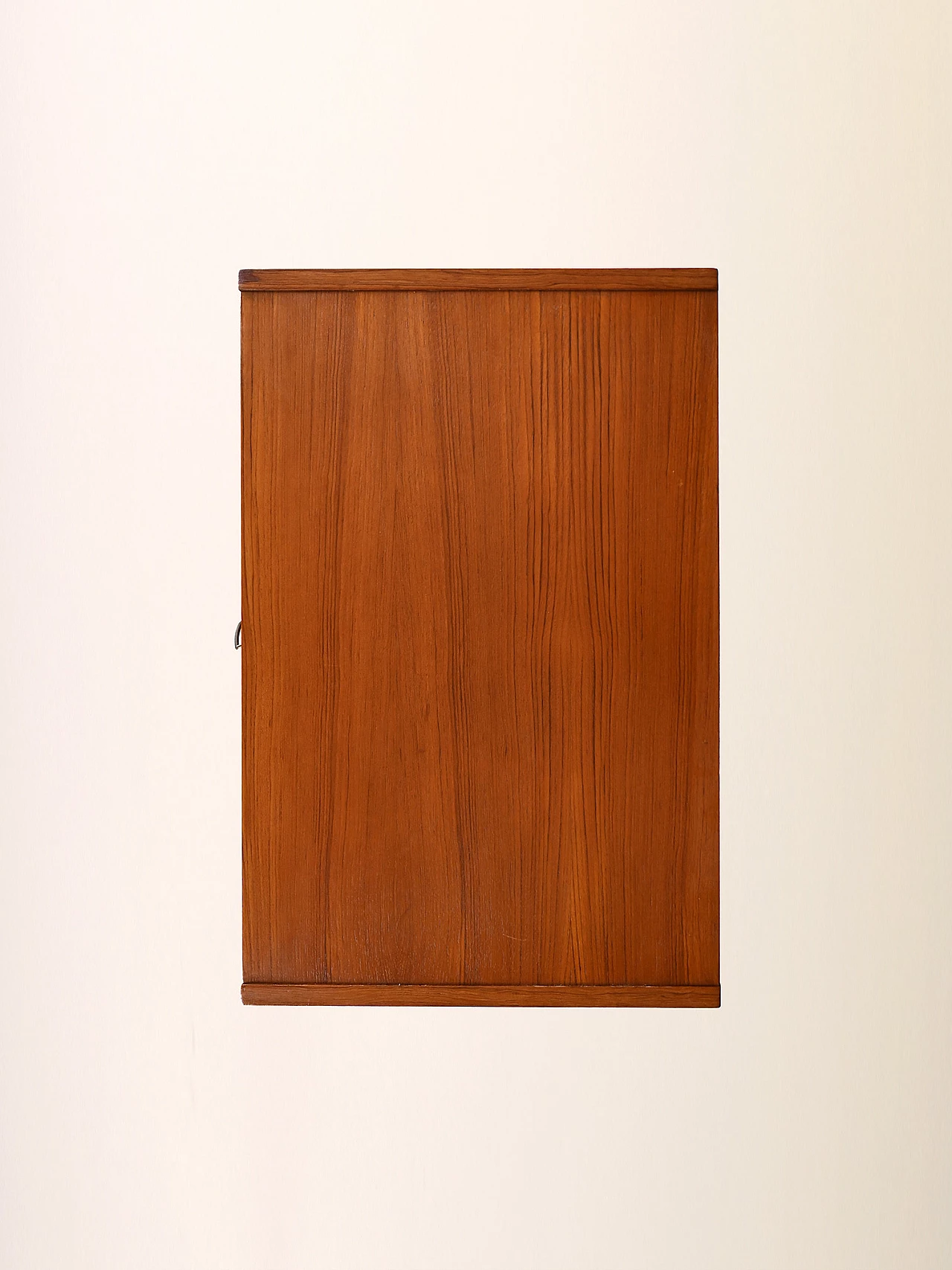 Chest of drawers in teak with rounded brass handles, 1950s 9