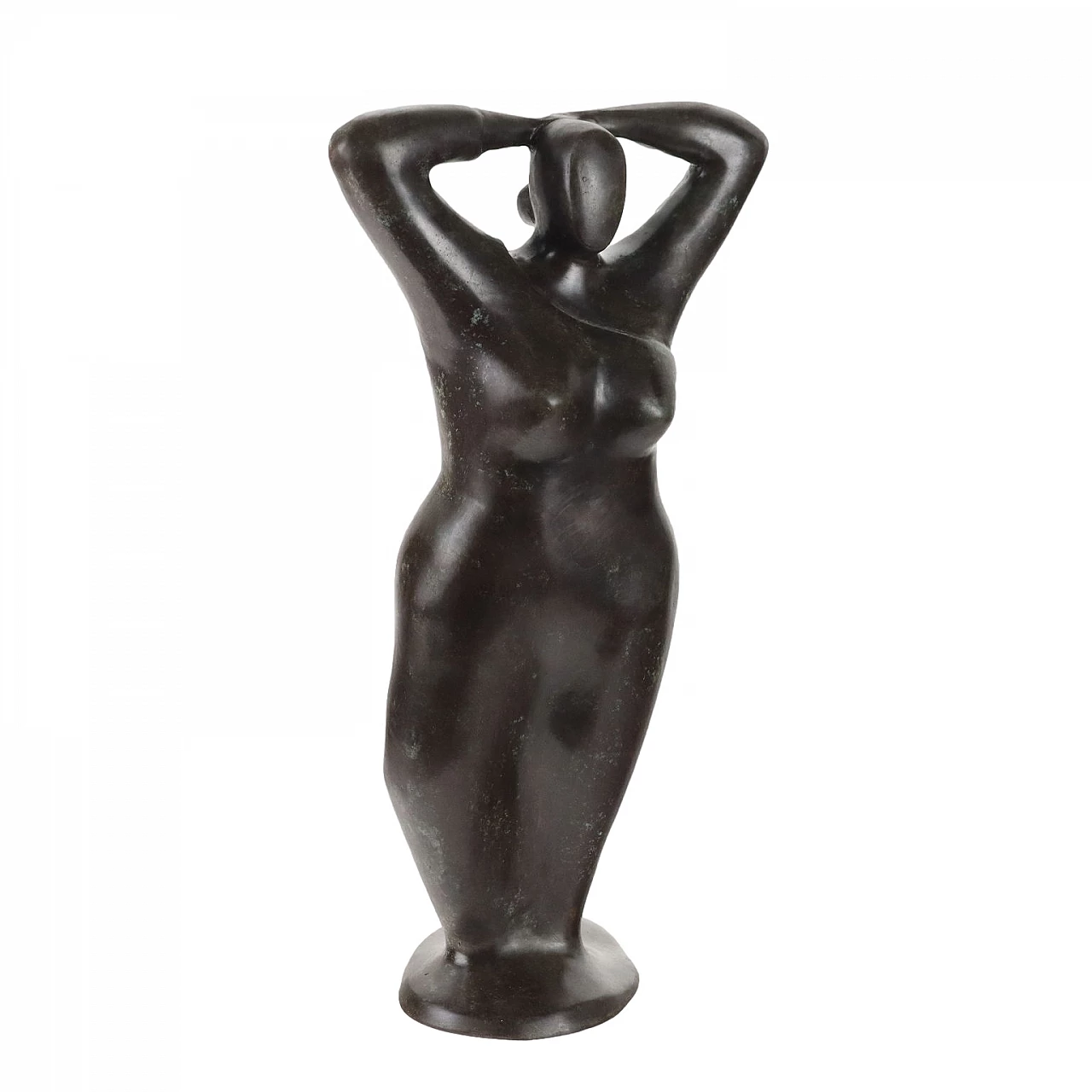 Icart, scultura in bronzo di figura femminile 1