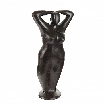 Icart, scultura in bronzo di figura femminile
