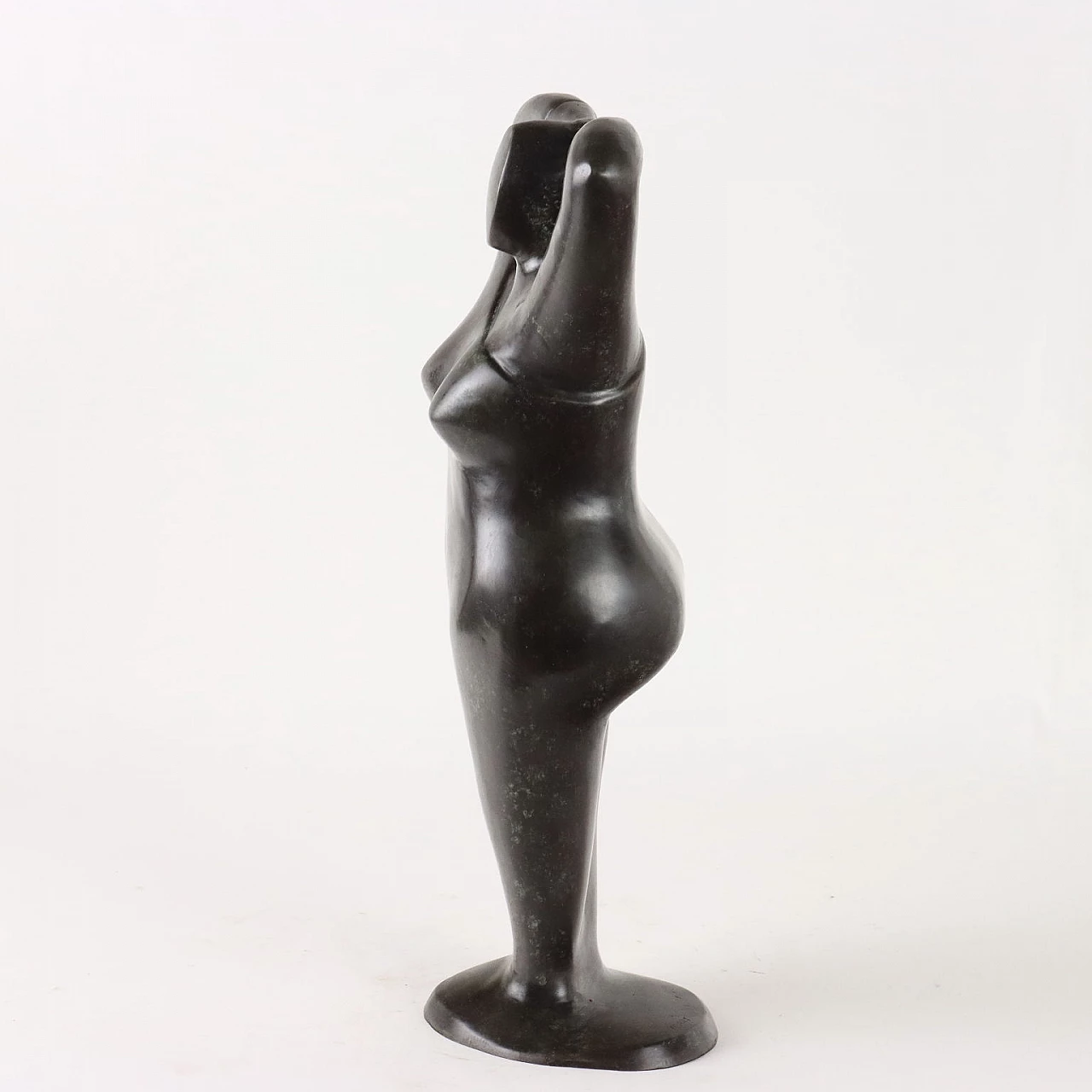 Icart, scultura in bronzo di figura femminile 4
