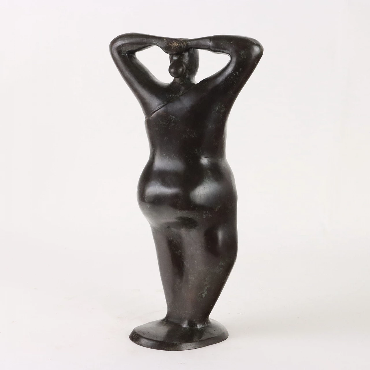 Icart, scultura in bronzo di figura femminile 5