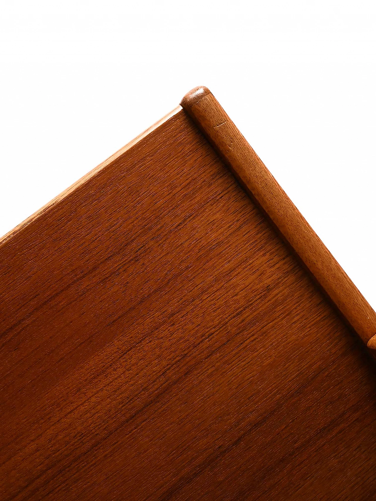 Libreria con vano contenitore in teak e betulla, anni '60 6