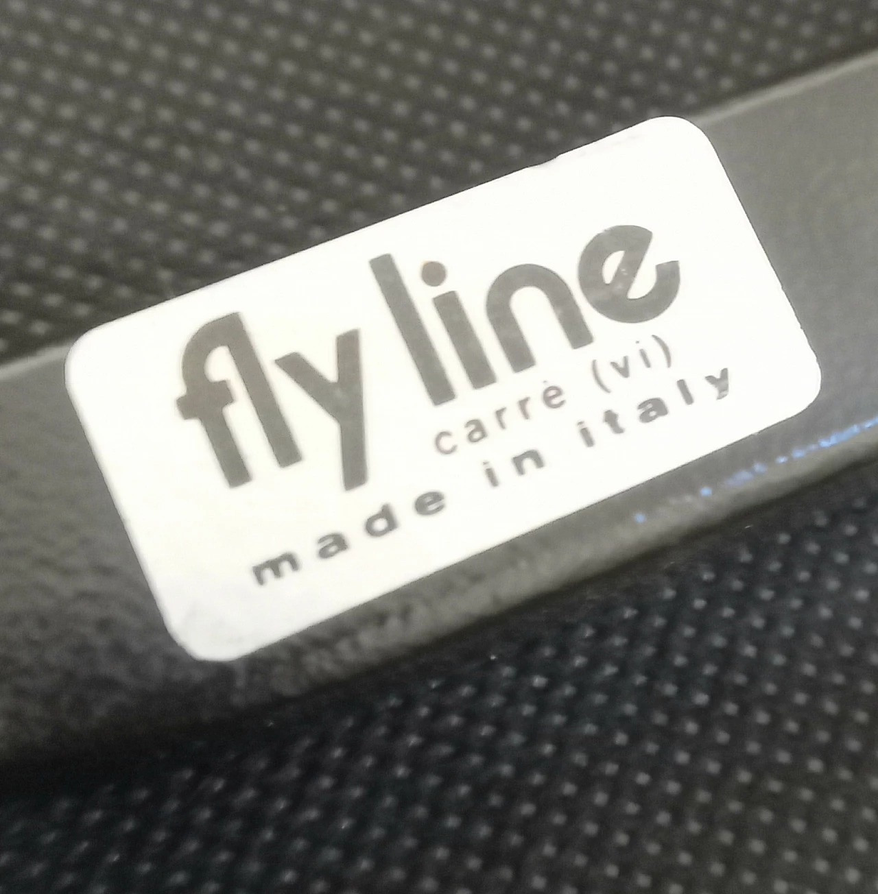 Sedia con struttura in metallo nero e tessuto blu di Flyline, anni '80 5