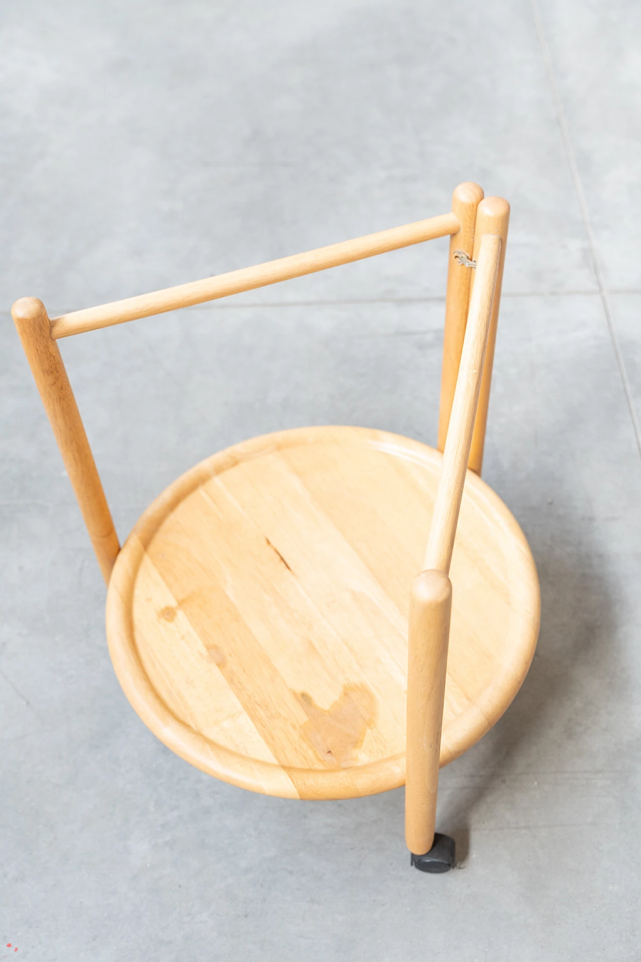 Folding bar cart in oak wood by Jens Quistgaard, 1960s 6