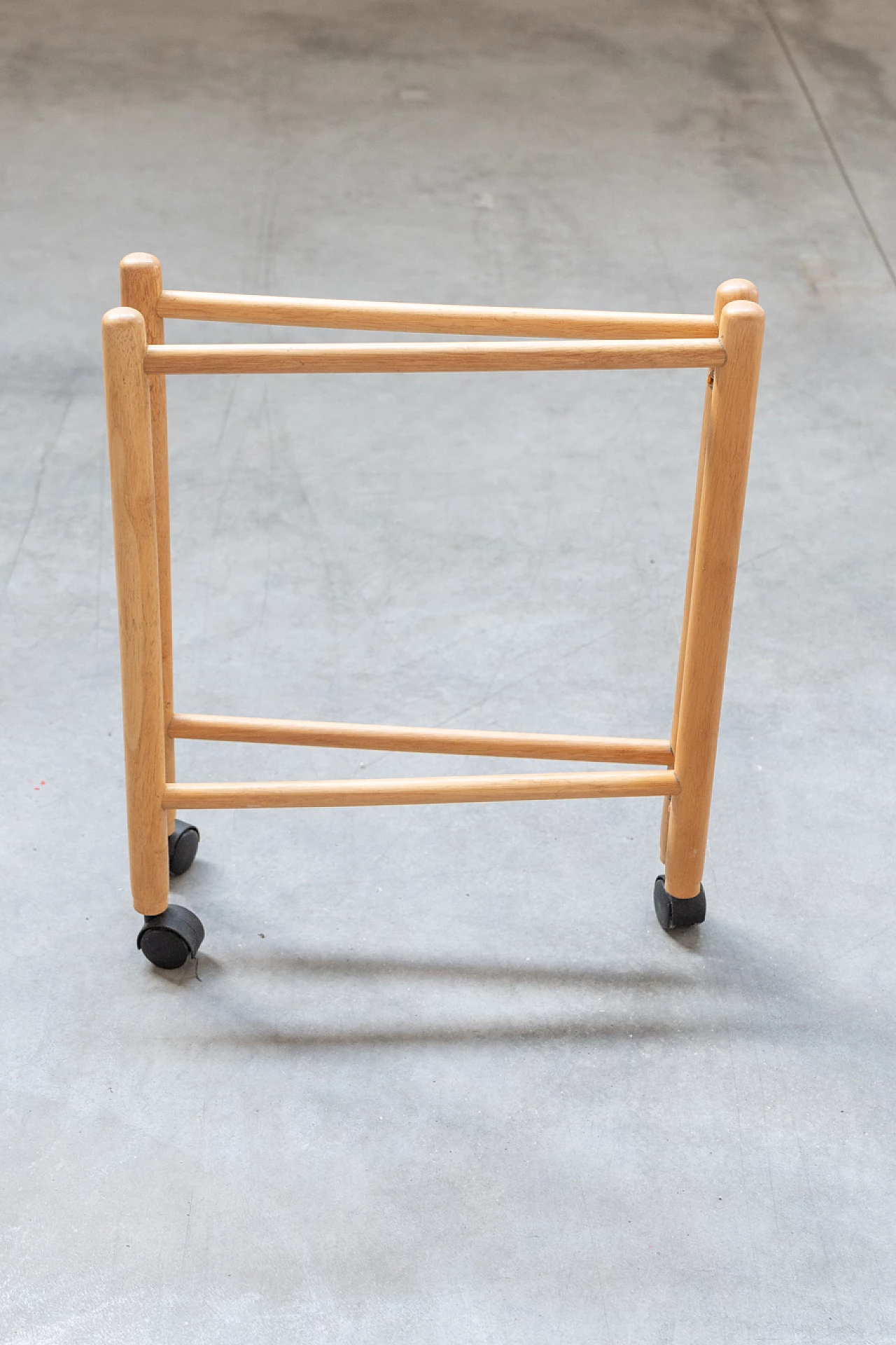 Folding bar cart in oak wood by Jens Quistgaard, 1960s 7