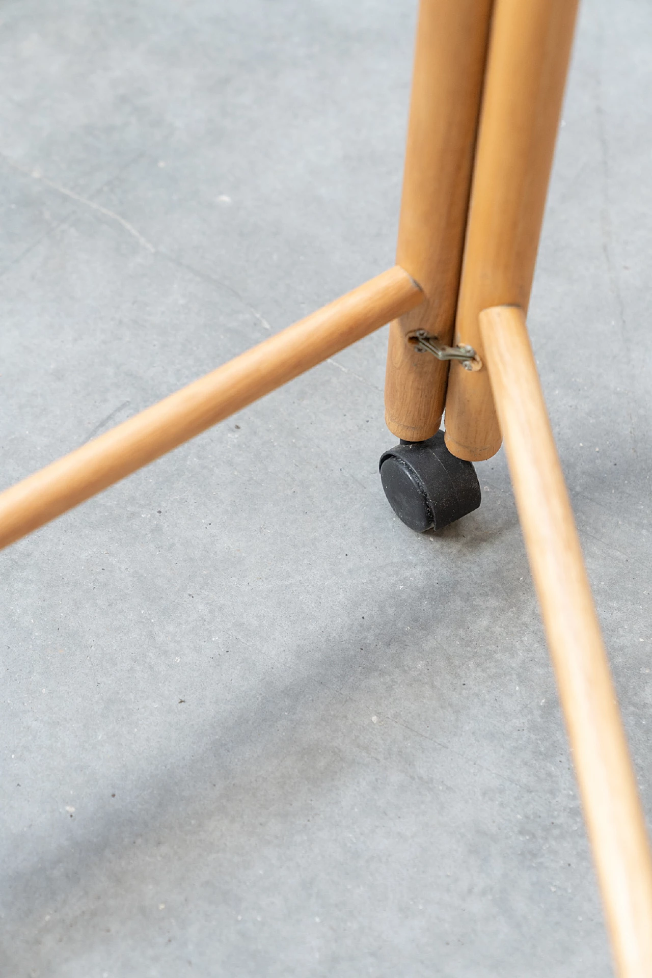 Folding bar cart in oak wood by Jens Quistgaard, 1960s 8