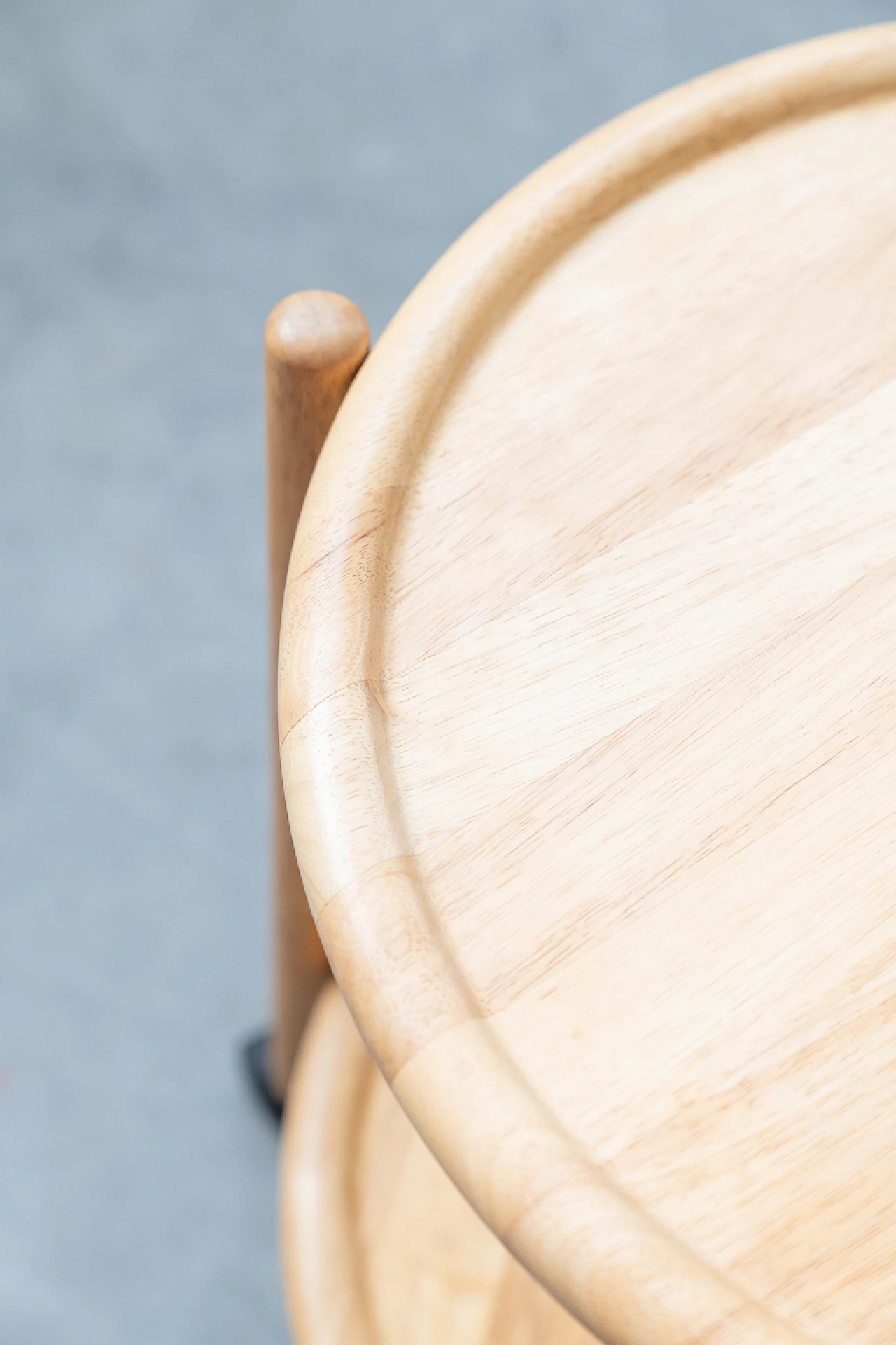 Folding bar cart in oak wood by Jens Quistgaard, 1960s 10