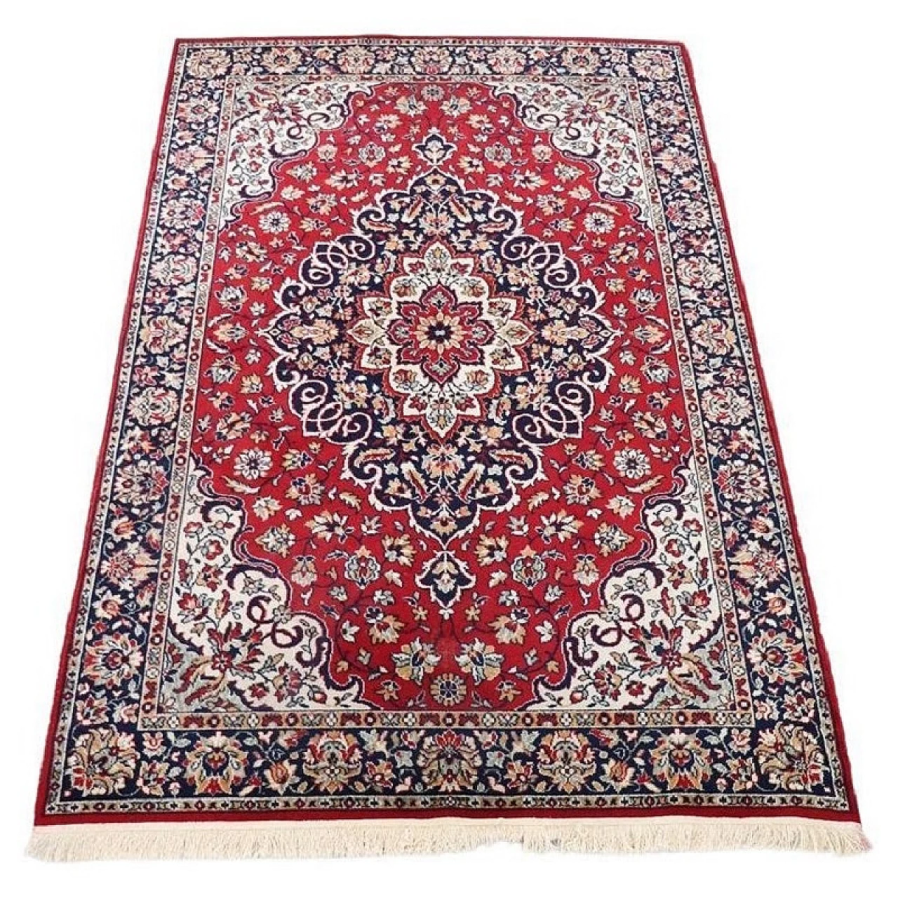 Persian Kashan wool carpet, 1980s 1