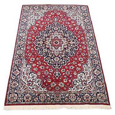 Persian Kashan wool carpet, 1980s