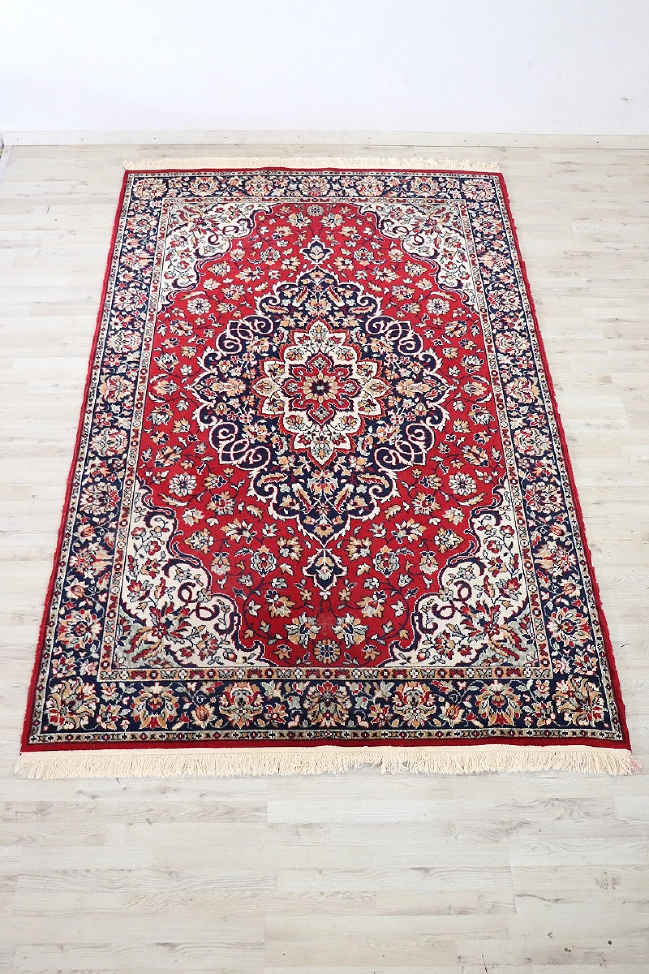 Persian Kashan wool carpet, 1980s 2