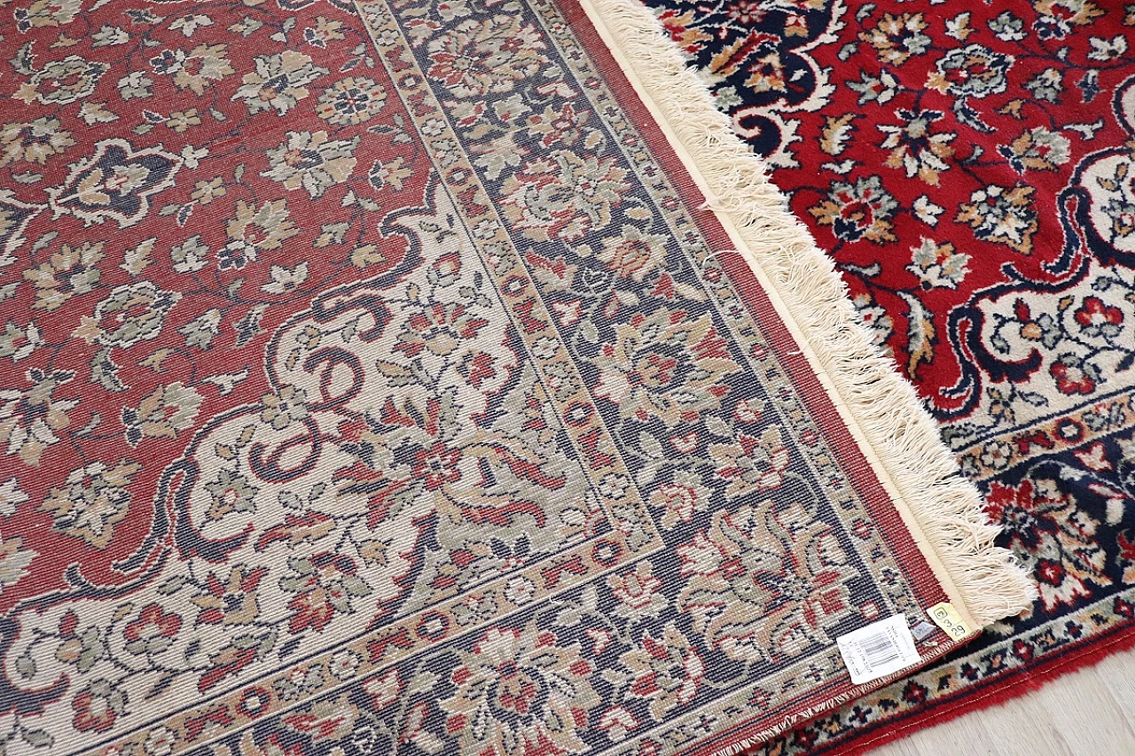 Persian Kashan wool carpet, 1980s 9
