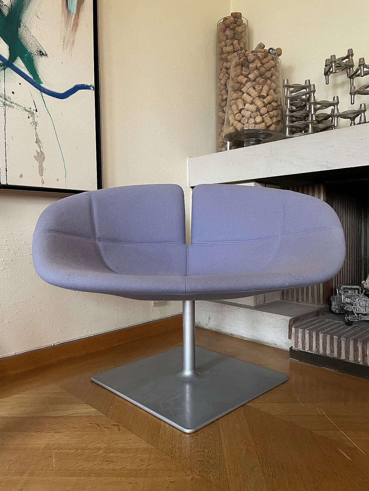 Swivel armchair FJORD J by Patricia Urquiola for Moroso, 2000s 4