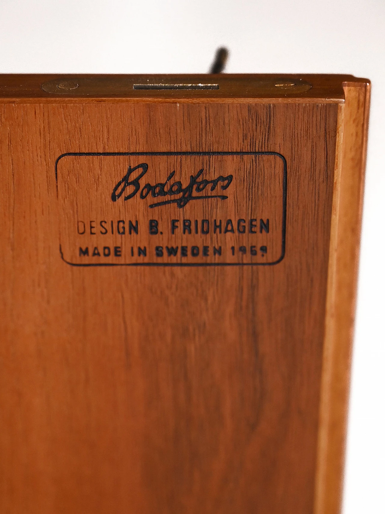 Libreria nordica in teak, anni '60 9