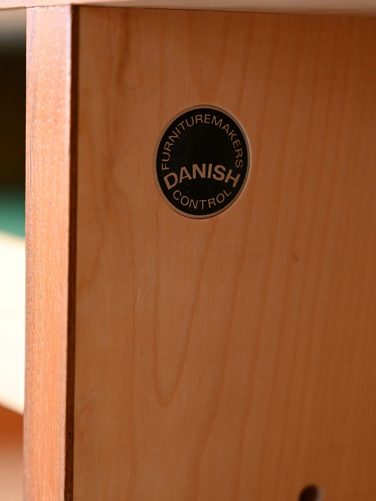 Libreria in teak con mobiletto, anni '70 7