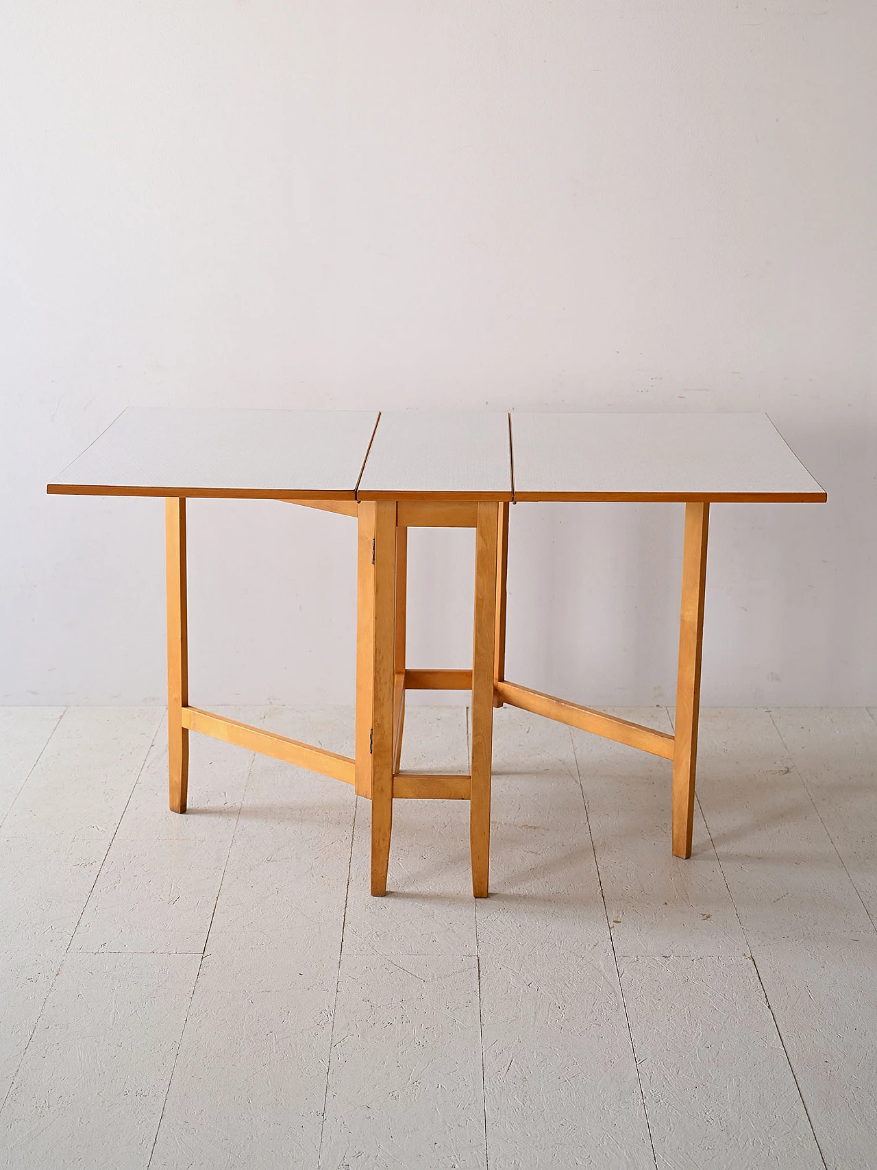 Extendable teak table with formica top, 1960s 1