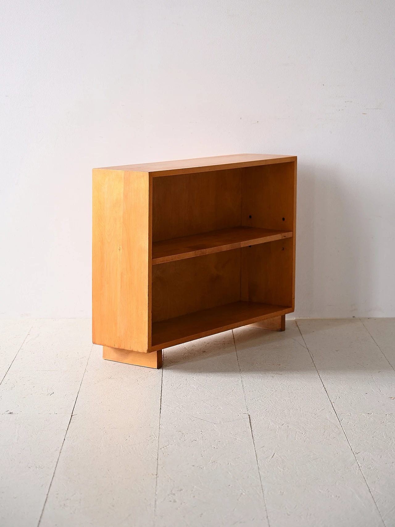 Birchwood bookcase with double support, 1960s 3