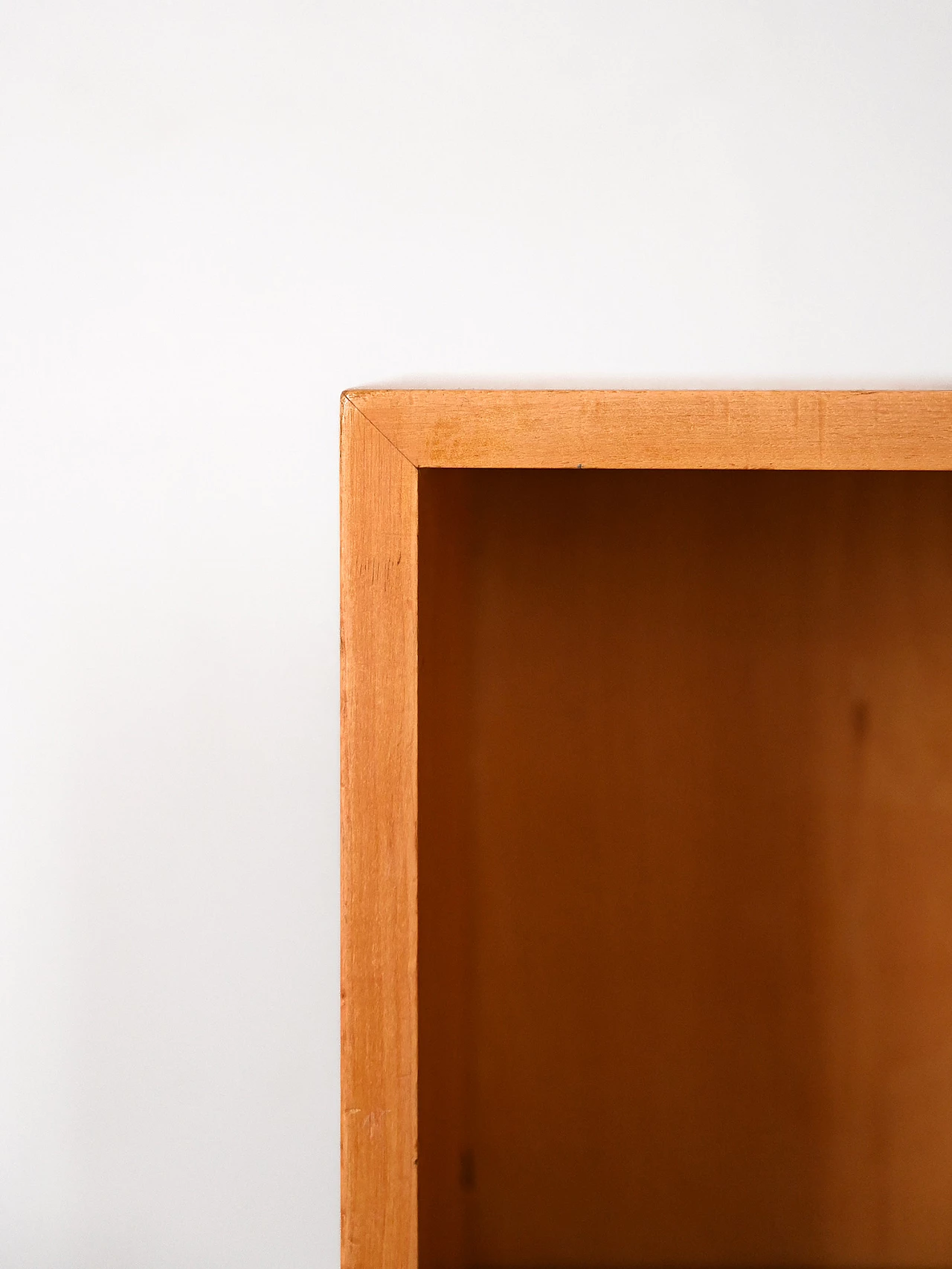 Birchwood bookcase with double support, 1960s 10