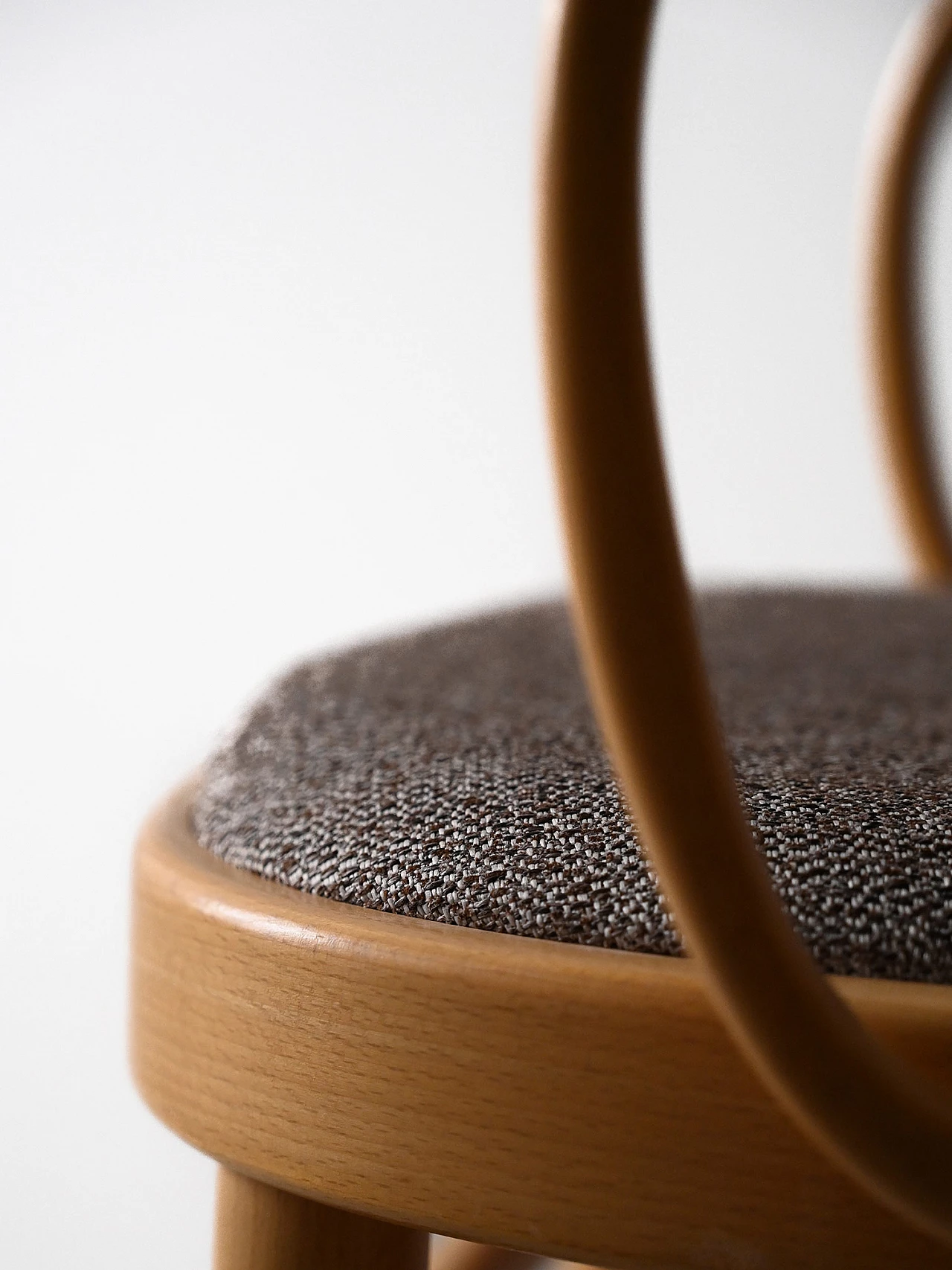 6 Sedie Wien in legno di faggio con seduta imbottita, anni '60 9