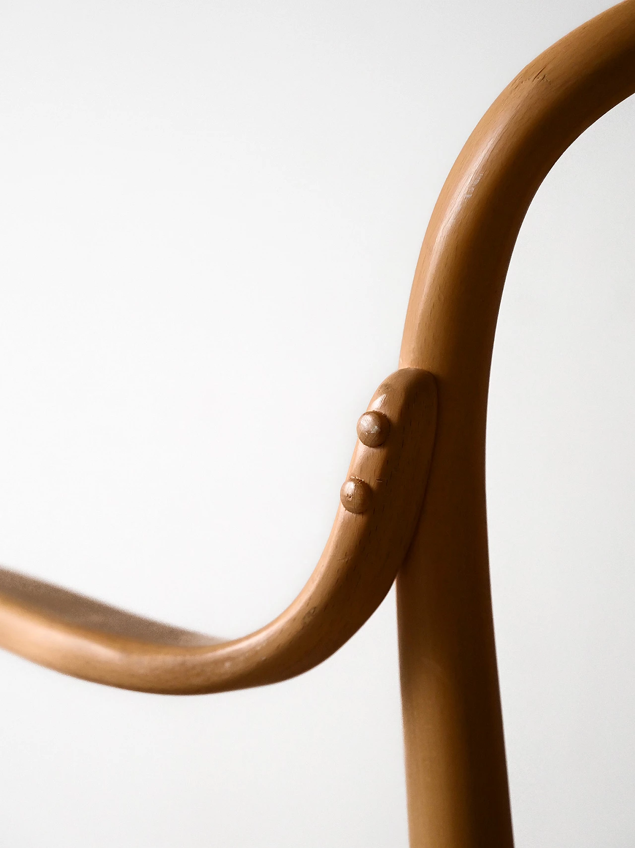 6 Sedie Wien in legno di faggio con seduta imbottita, anni '60 10