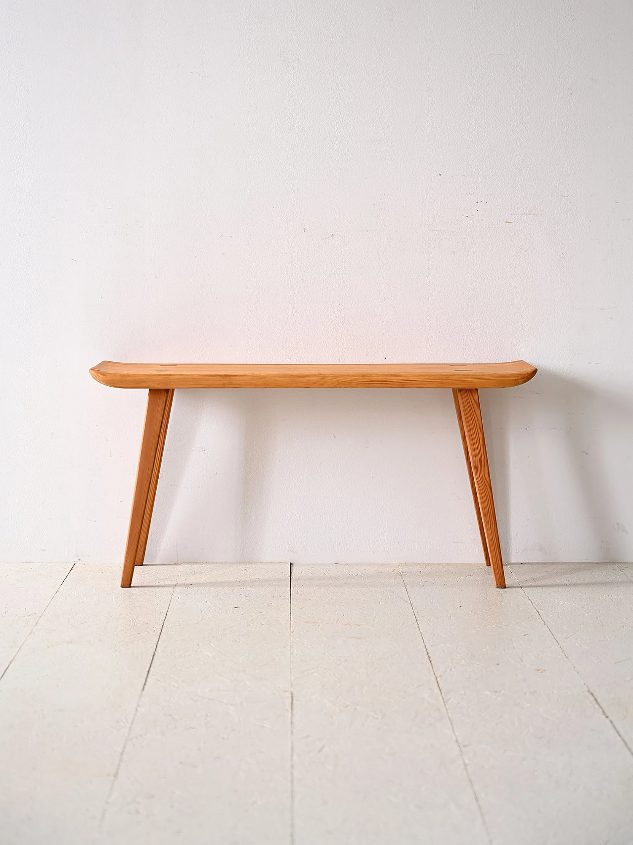 Wooden bench Visingsö by Carl Malmsten for Svensk Fur, 1960s 1