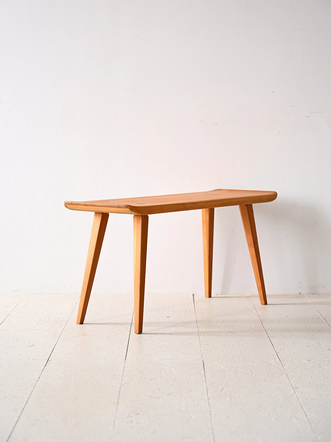 Wooden bench Visingsö by Carl Malmsten for Svensk Fur, 1960s 3