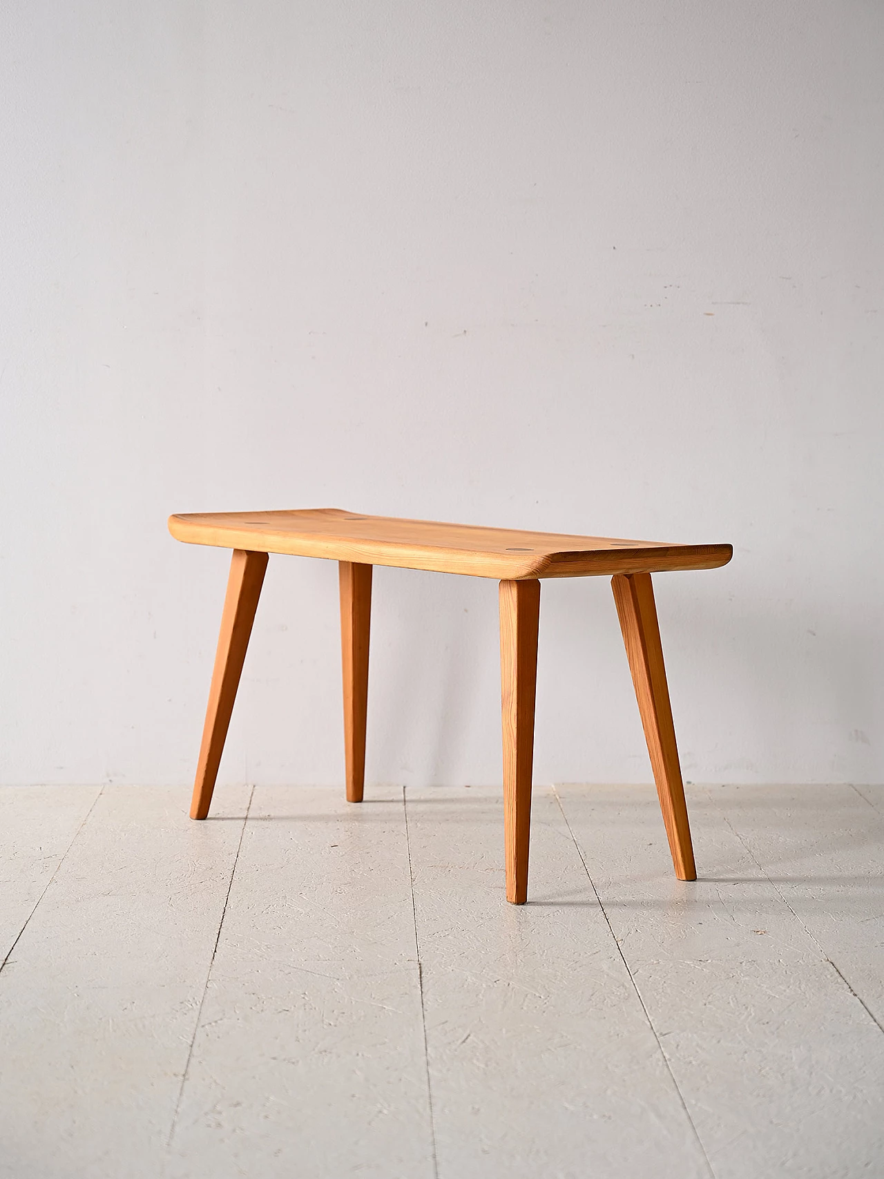 Wooden bench Visingsö by Carl Malmsten for Svensk Fur, 1960s 4