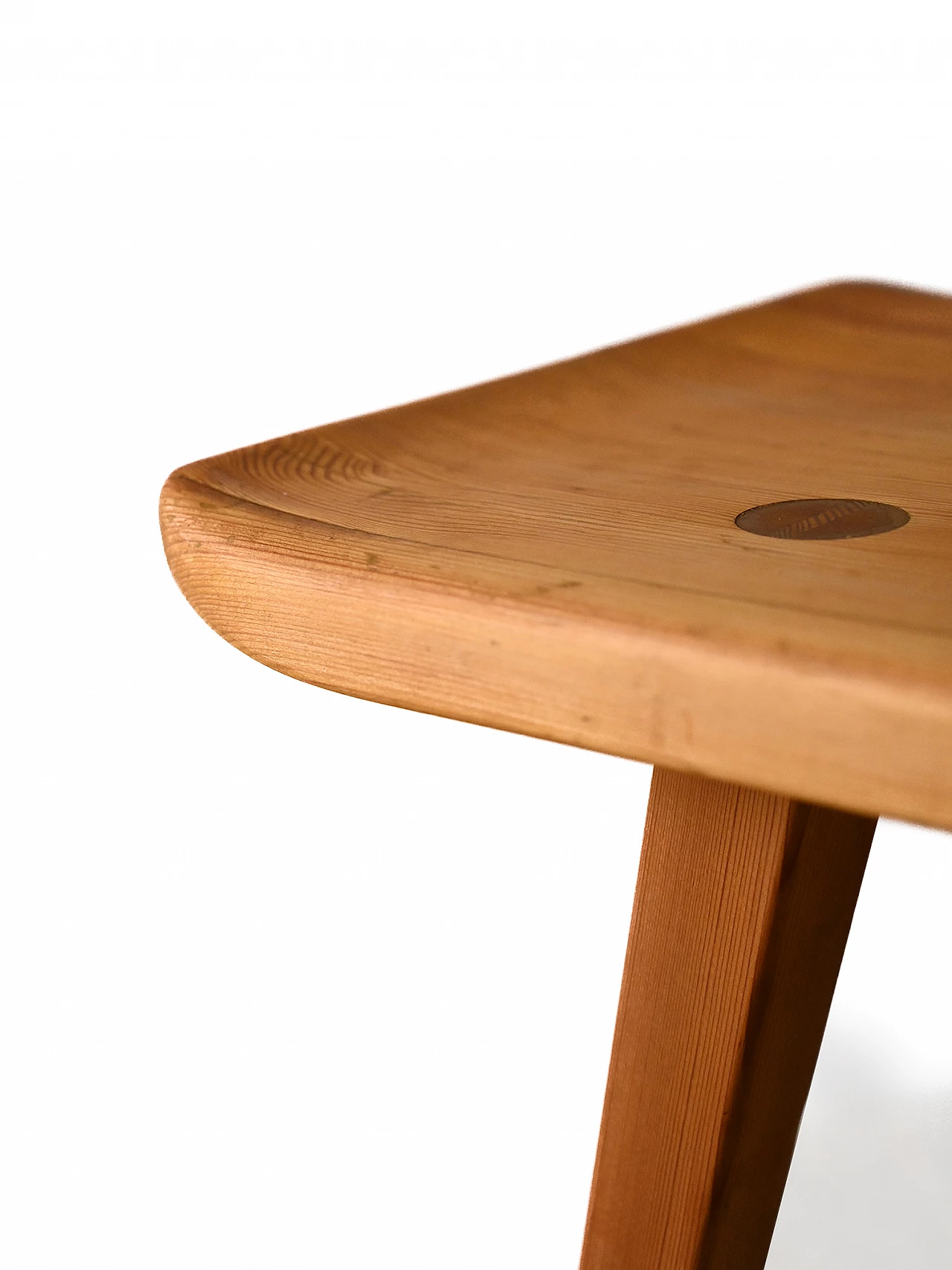 Wooden bench Visingsö by Carl Malmsten for Svensk Fur, 1960s 6