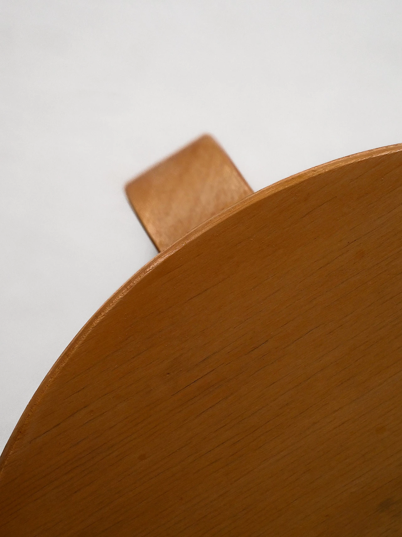 Swedish laminated wood stool, 1960s 3