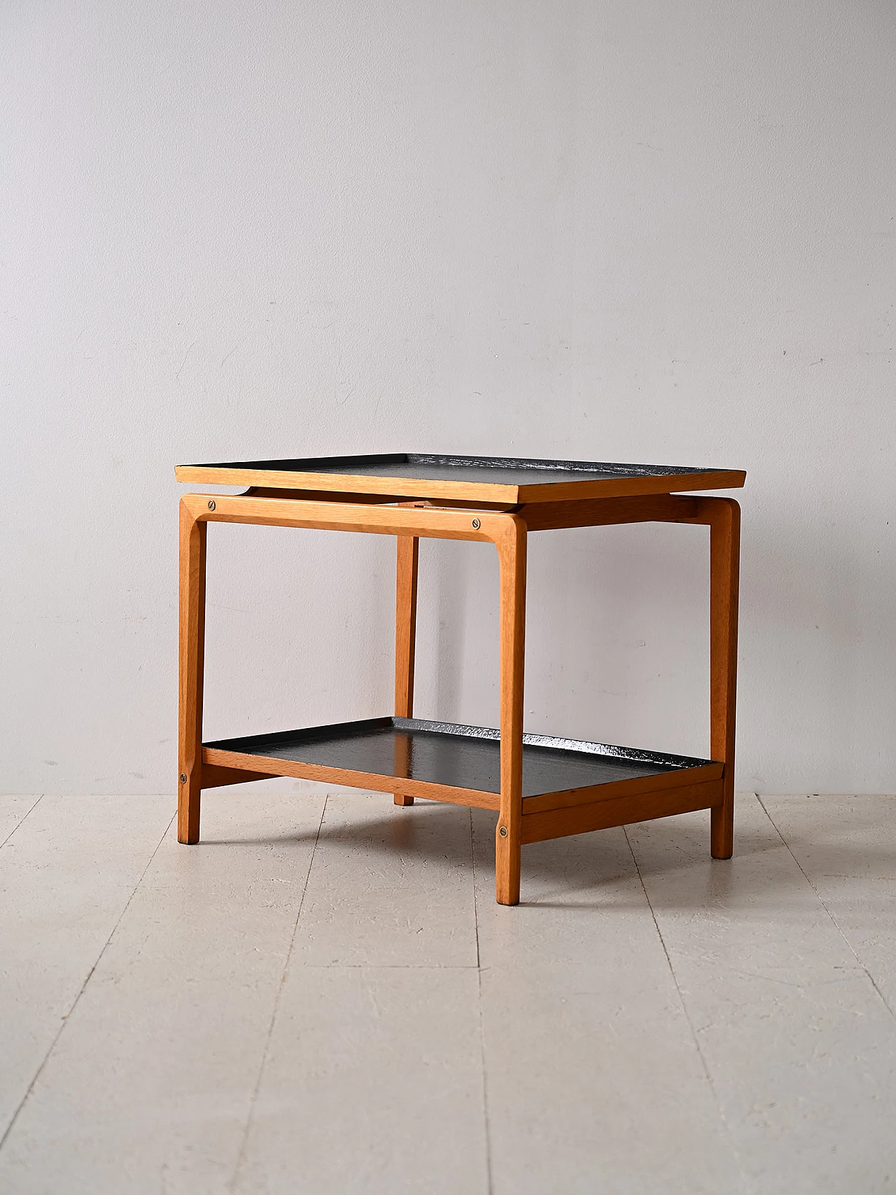 Oak double-top coffee table, 1960s 4