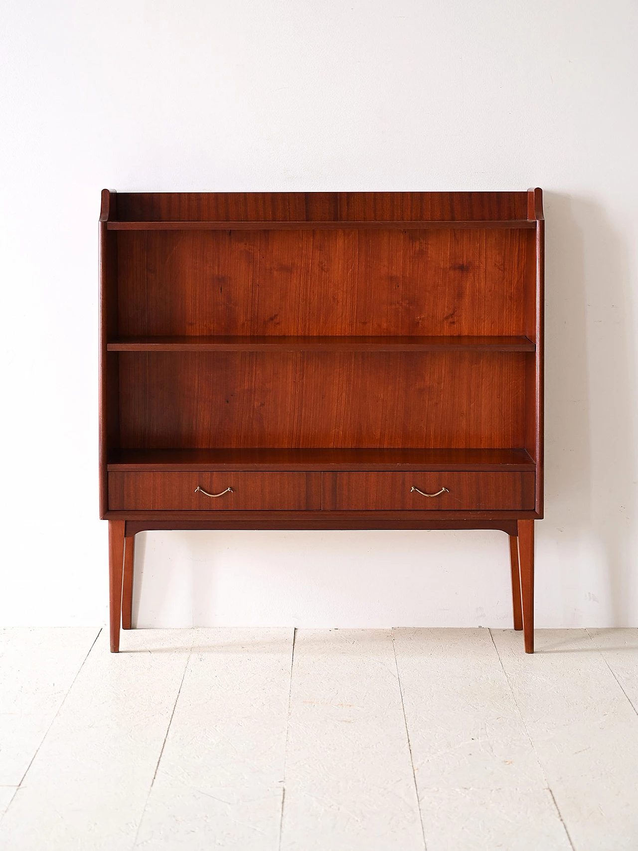 Libreria scandinava in mogano, anni '60 1