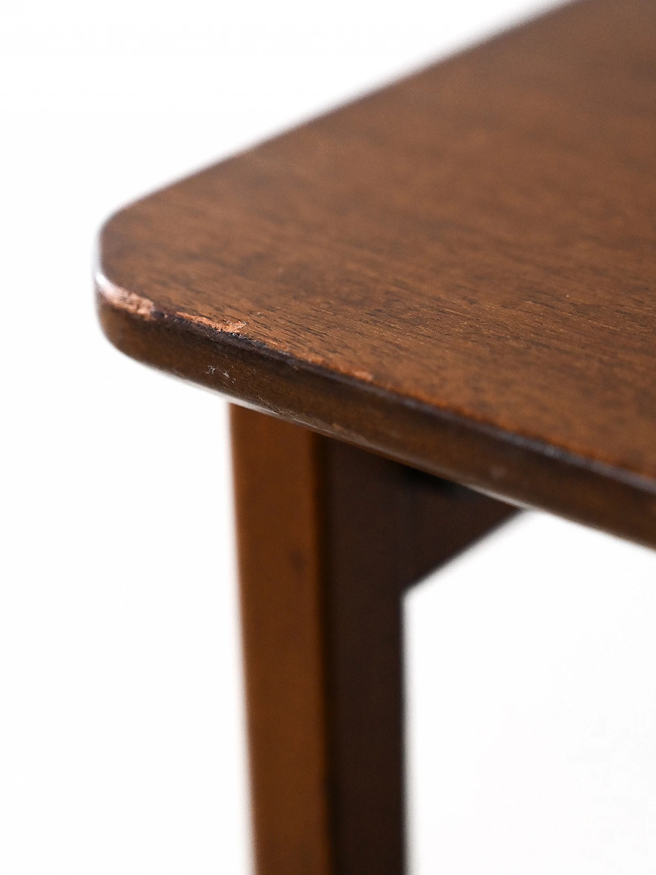 Pair of Scandinavian wooden nesting tables, 1960s 10