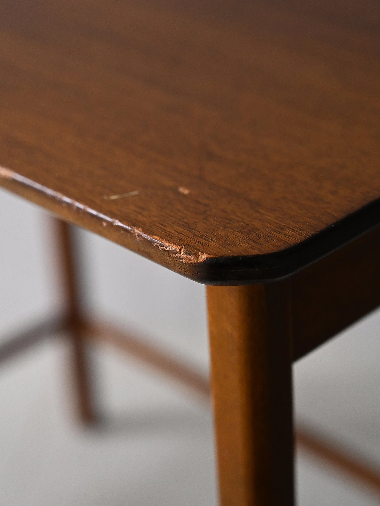 Pair of Scandinavian wooden nesting tables, 1960s 11