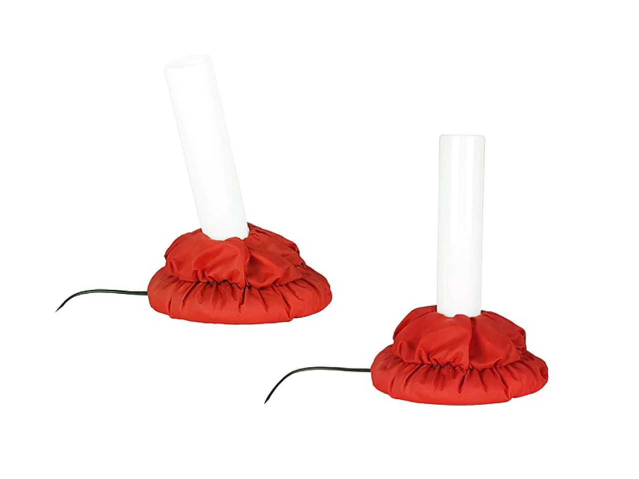 Pair of plastic table lamps by De Pas, D'urbino & Loma, 1980s 1