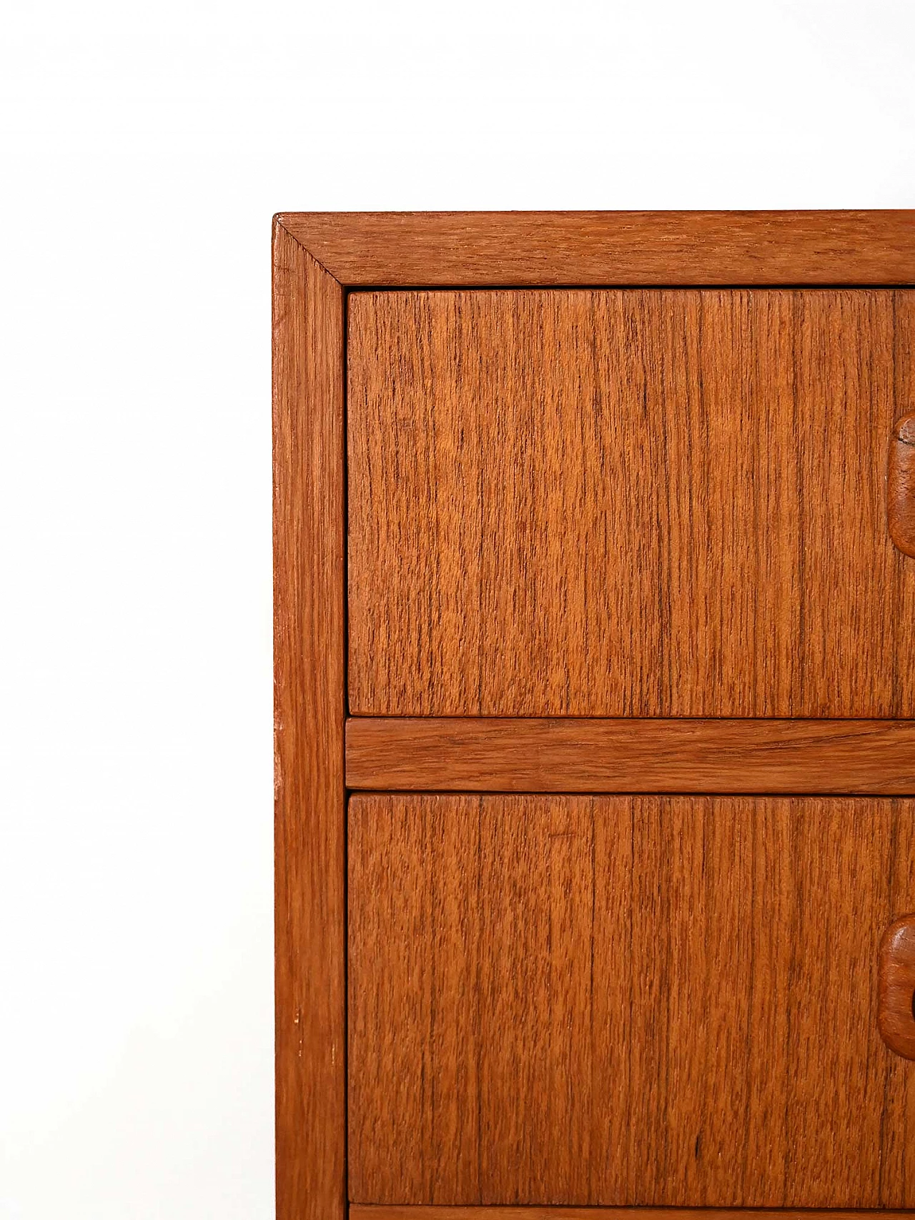 Teak console with two drawers, 1960s 6