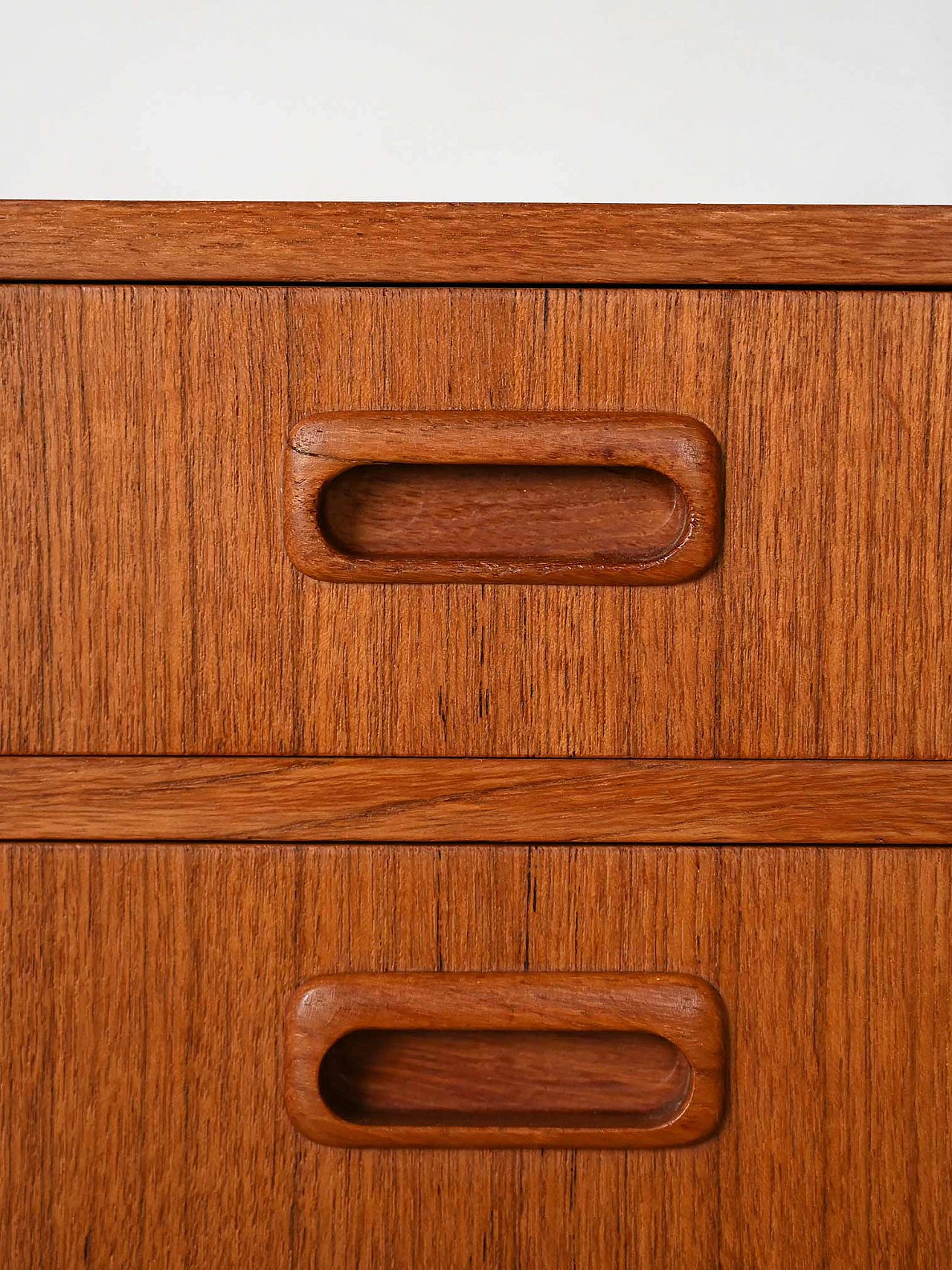 Teak console with two drawers, 1960s 7