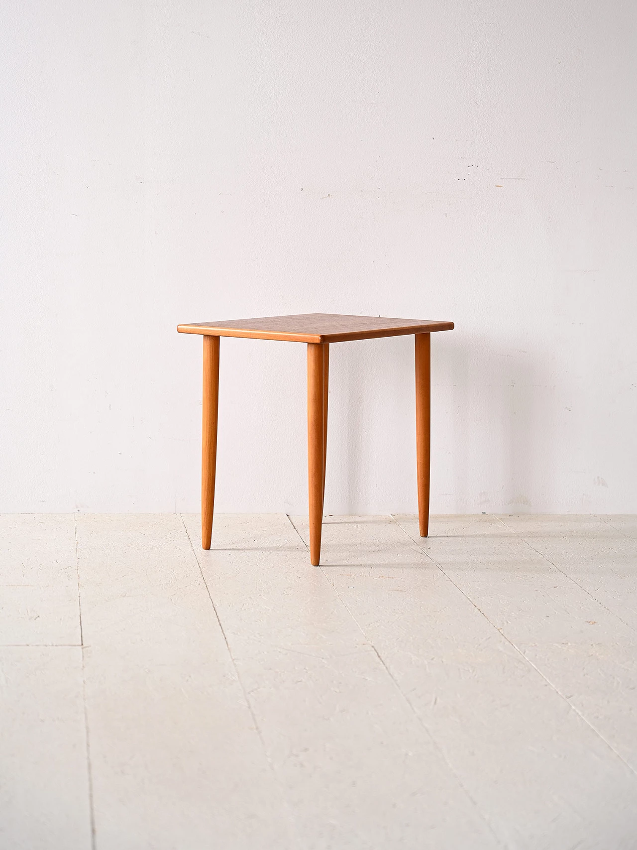 Tavolino nordico in teak, anni '60 1