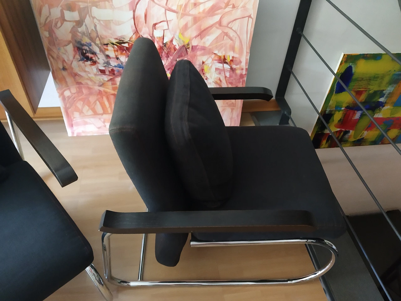 Coppia di poltrone Gipsy in tessuto antracite di Felicerossi 12