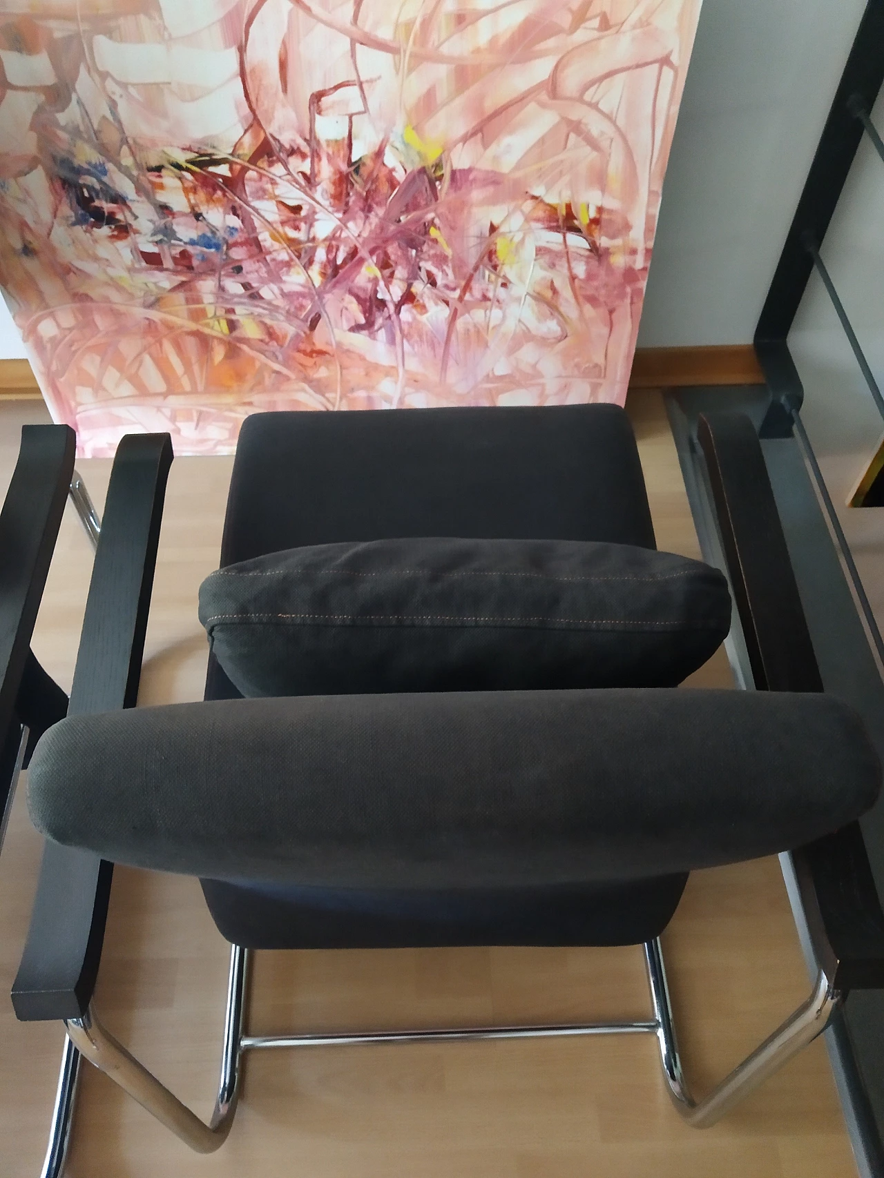 Coppia di poltrone Gipsy in tessuto antracite di Felicerossi 18